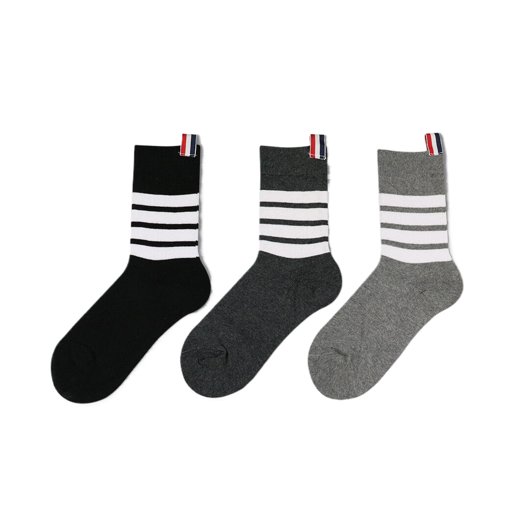 THOM Four stripe socks