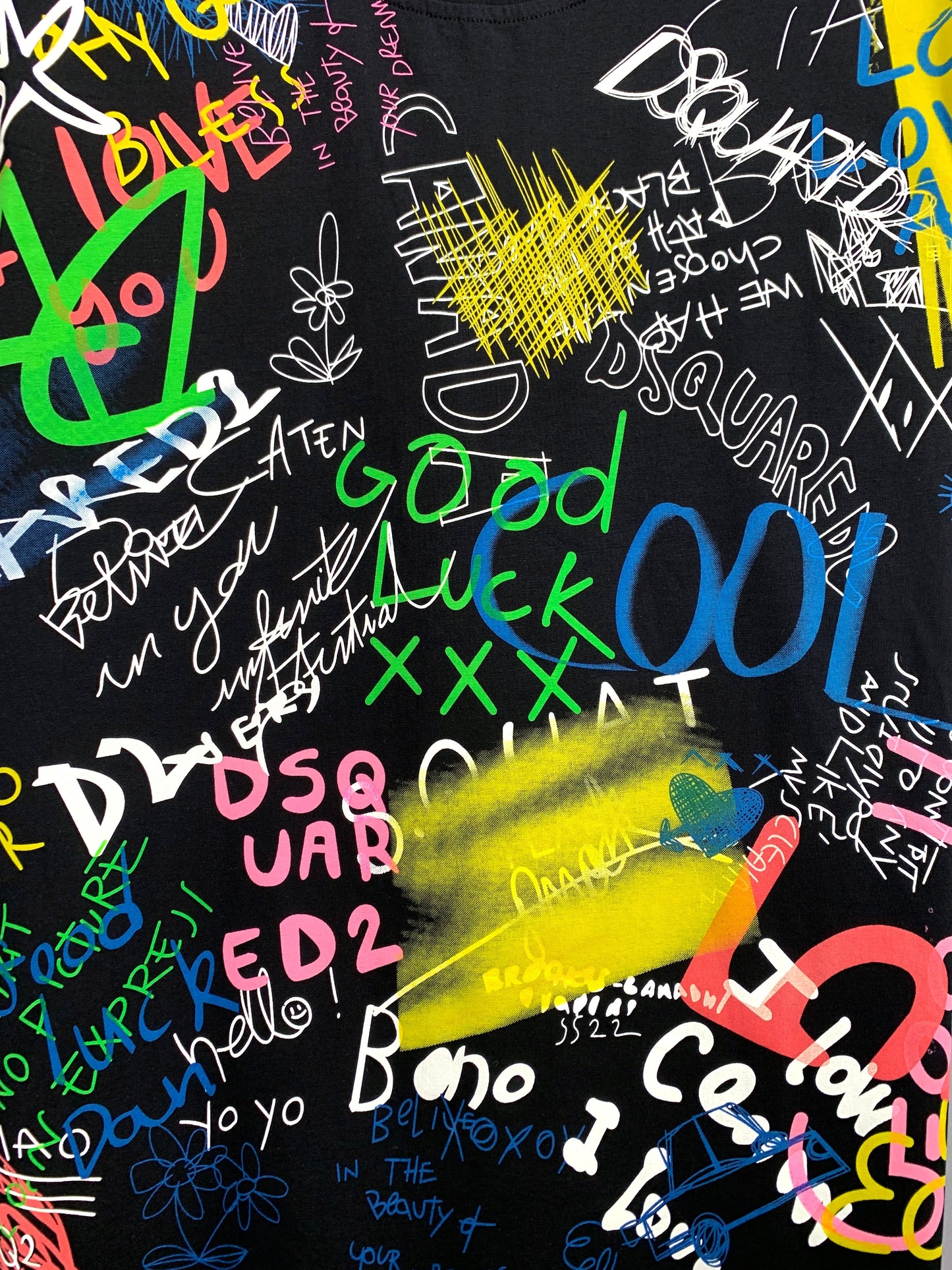 SOLO-D2 2025SS Graffiti T-shirt