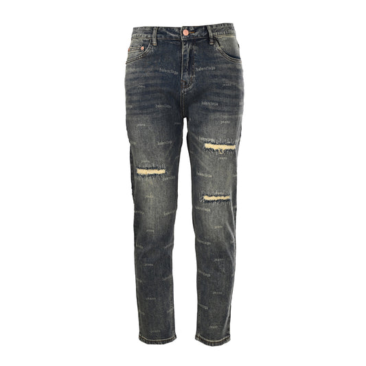 2025SS Distressed Jeans