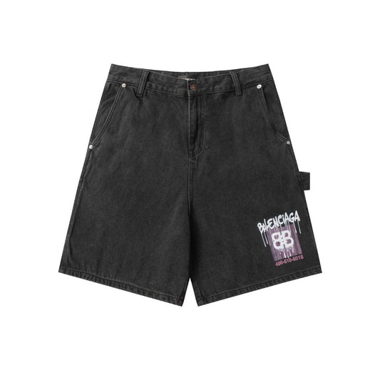 2025SS BB Denim Shorts
