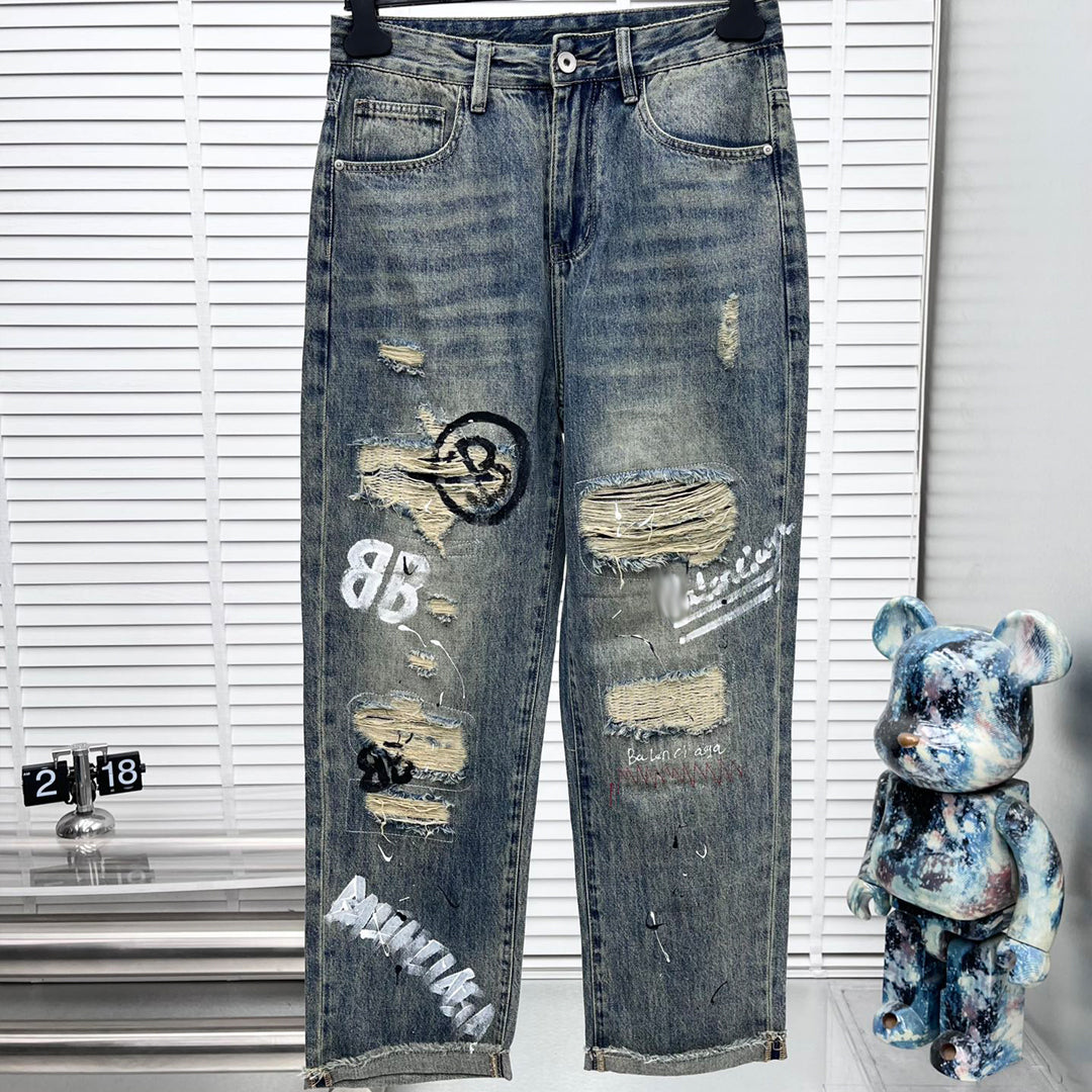 2025SS Graffiti Man Jeans