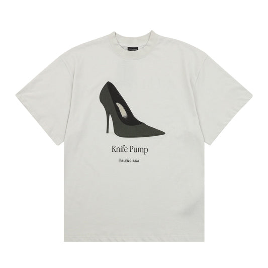 2025SS High Heels Printed T-shirt