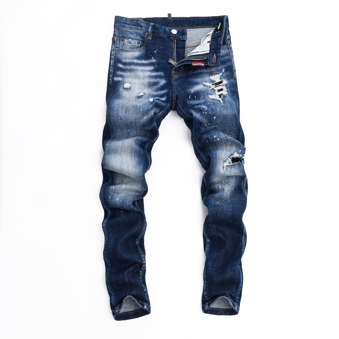 SOLO-DSQ2 25ss Ripped Jeans