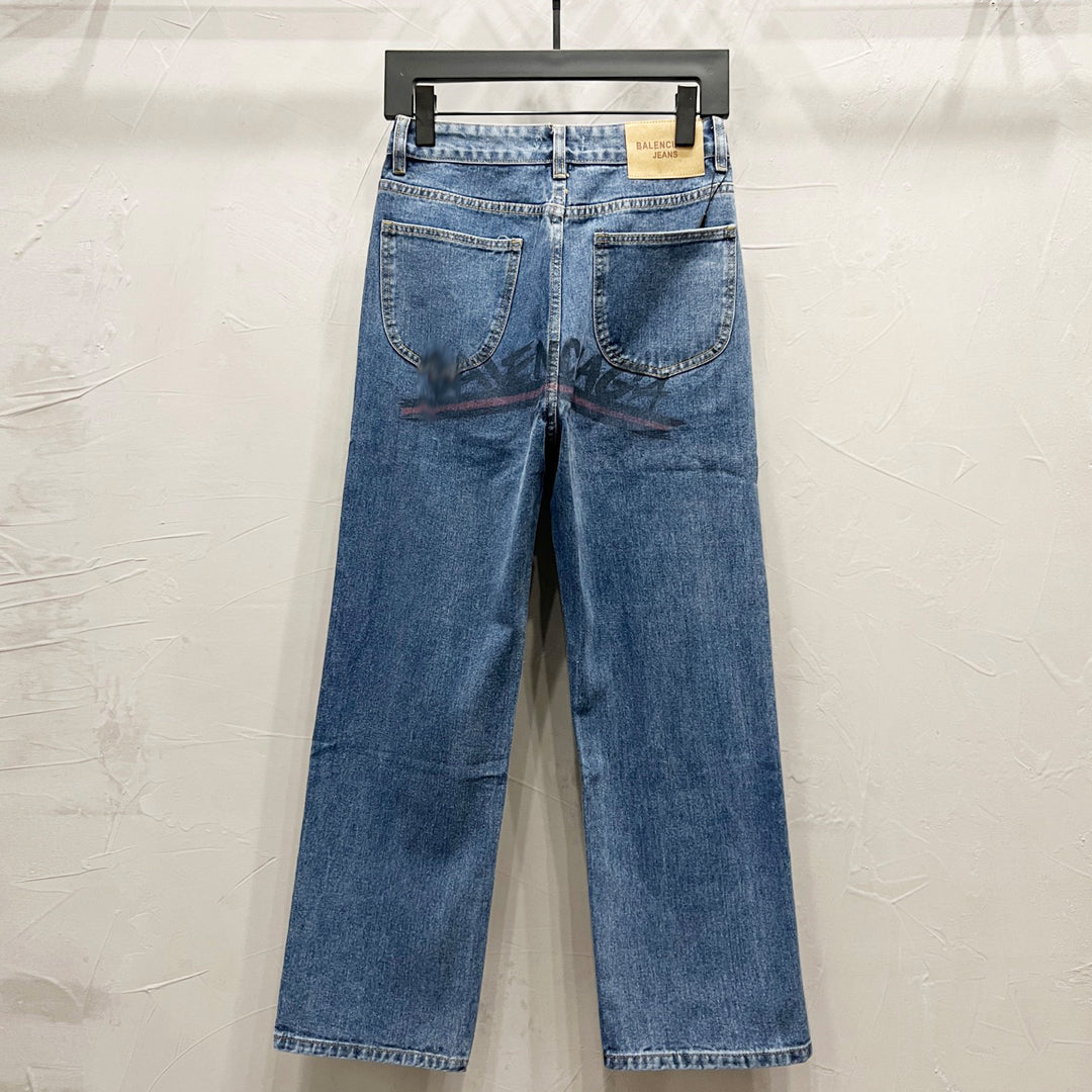 2025SSNew Man Graffiti Jeans