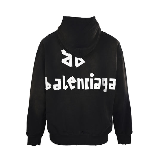 2025SS Couples Distressed Hoodie