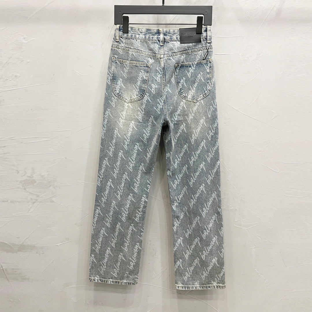 2025SS Man Lettering LOGO Jeans