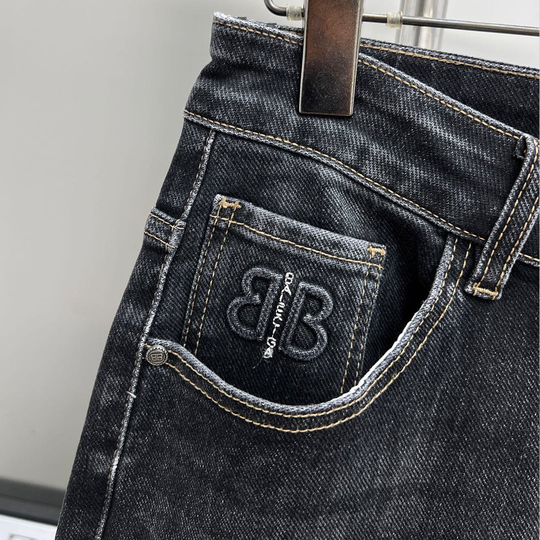 2025SS Man Black Casual Jeans