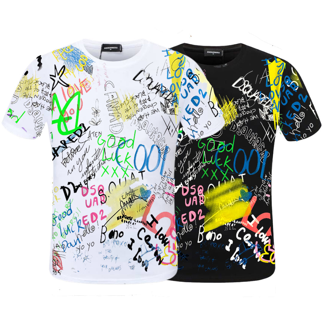 SOLO-D2 2025SS Graffiti T-shirt
