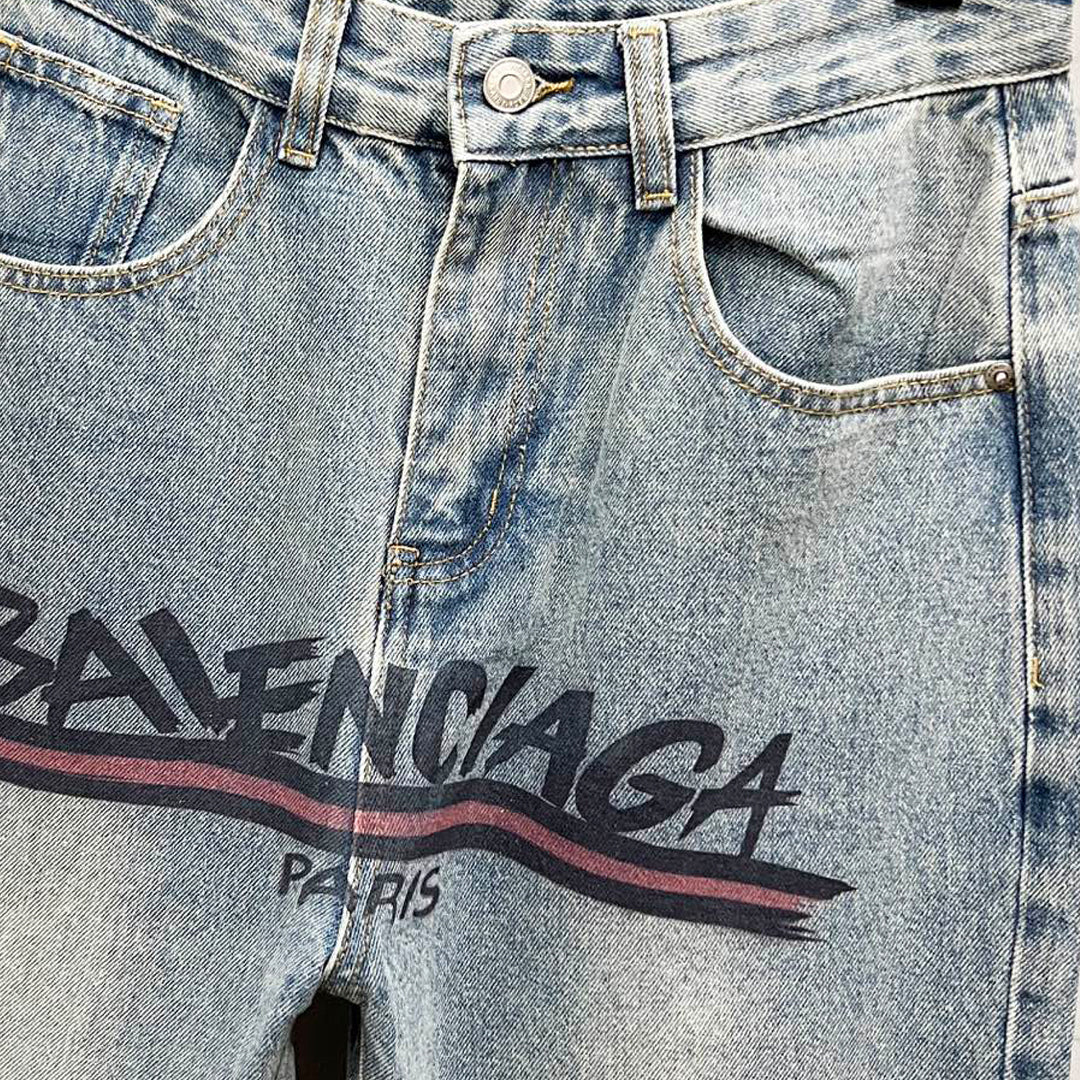 2025SSNew Man Graffiti Jeans