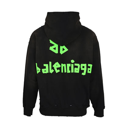 2025SS Couples Distressed Hoodie