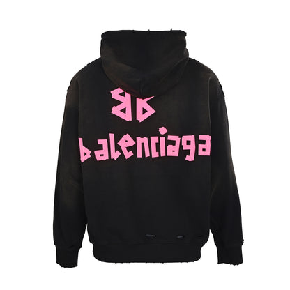 2025SS Couples Distressed Hoodie