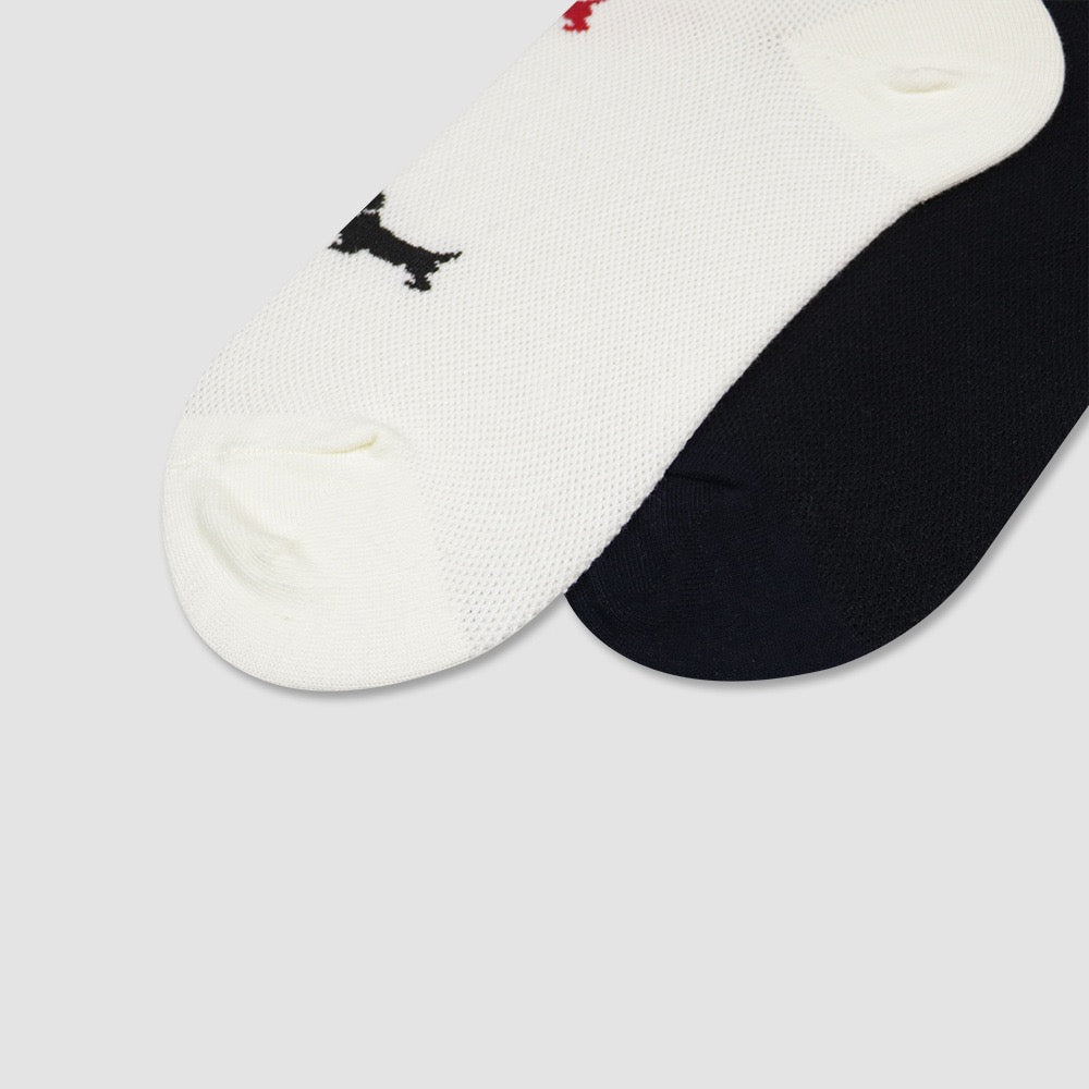 Puppy embroidered socks