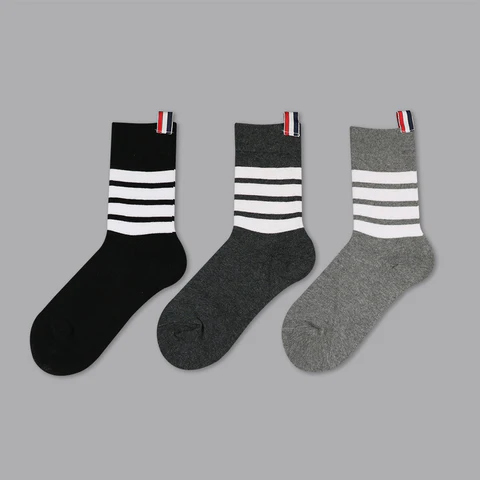 THOM Four stripe socks